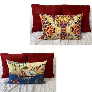Store House Linen Blend Oblong Throw Pillow Boho